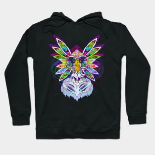 Hypno Rabbit Bust Hoodie